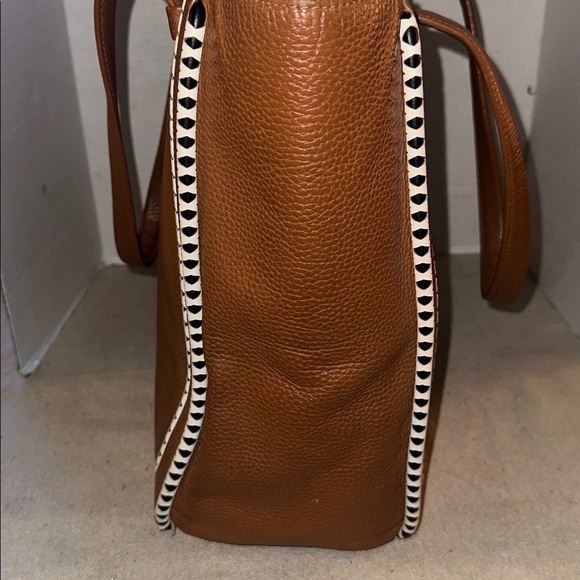Kate Spade Sheffield Dorma white trim Tote Cognac - Picture 7 of 16